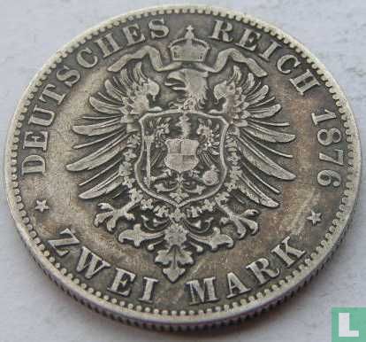 Prussia 2 mark 1876 (A) - Image 1