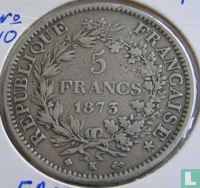 France 5 francs 1873 (K) - Image 1