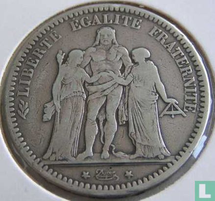 France 5 francs 1873 (K) - Image 2