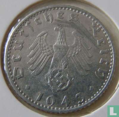 Duitse Rijk 50 reichspfennig 1943 (G) - Afbeelding 1