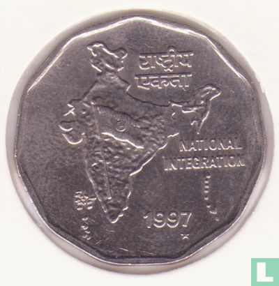 Inde 2 rupees 1997 (Taegu) - Image 1