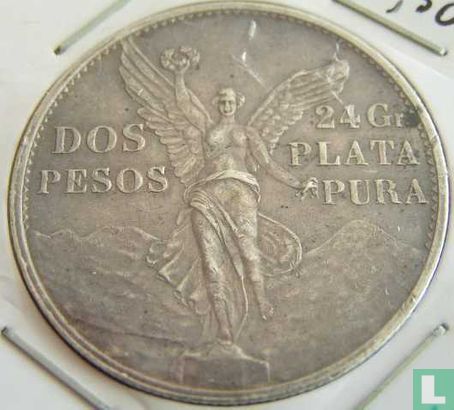 Mexique 2 pesos 1921 "100th anniversary of Independence" - Image 2