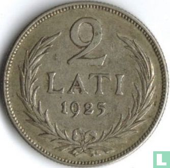 Letland 2 lati 1925 - Afbeelding 1
