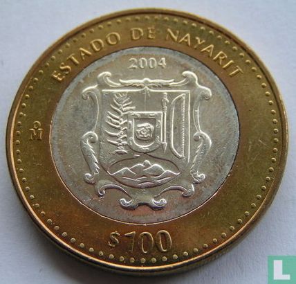 Mexico 100 pesos 2004 "180th anniversary of Federation - Nayarit" - Image 1