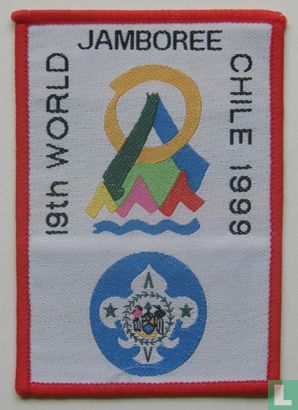Belize contingent - 19th World Jamboree (red border)