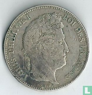 France 5 francs 1843 (W) - Image 2