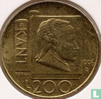 San Marino 200 lire 1996 "Emmanuel Kant" - Image 1