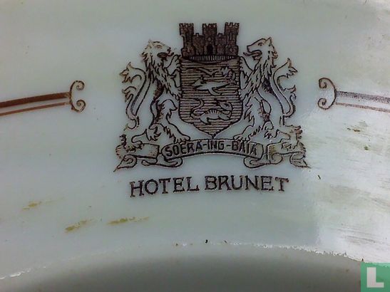 Brunet hotel plate 1930 - Image 3