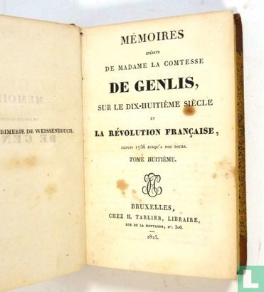 Mémoires De Madame La Comtesse De Genlis - Image 3