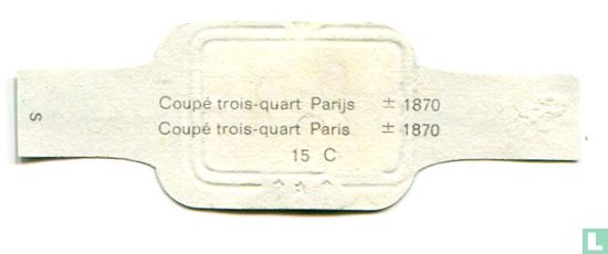 Coupé trois-quart  [Paris]  ± 1870 - Image 2
