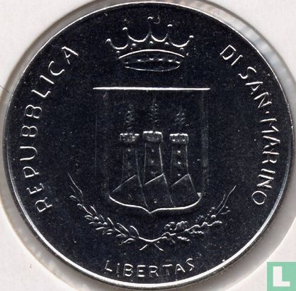 San Marino 100 lire 1983 "Nuclear war threat" - Image 2