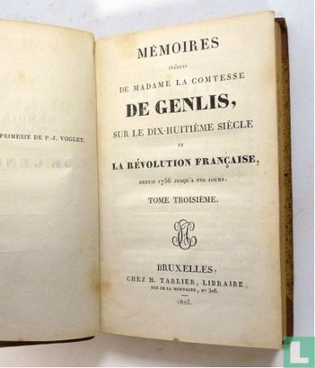 Mémoires De Madame La Comtesse De Genlis - Afbeelding 3