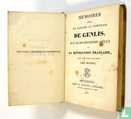 Mémoires De Madame La Comtesse De Genlis - Image 3