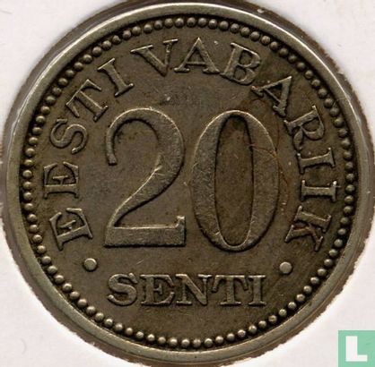 Estland 20 senti 1935 - Afbeelding 2