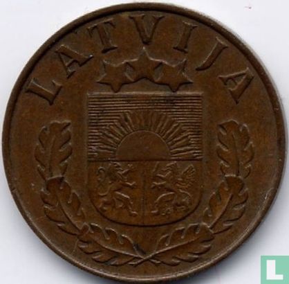 Lettonie 1 santims 1937 - Image 2
