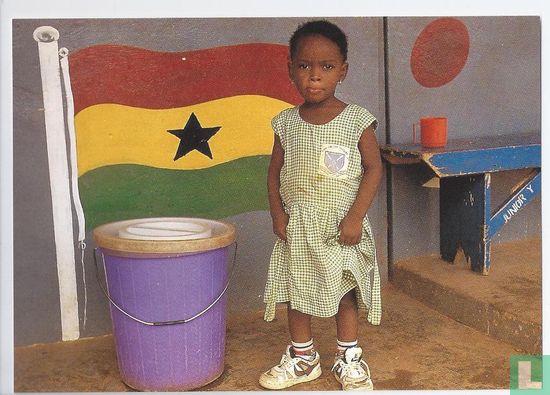 Ghana. Kind in Nima bij Accra - Afbeelding 1
