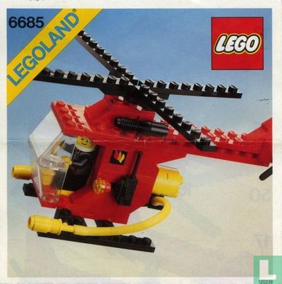 Lego 6685 Fire Copter 1
