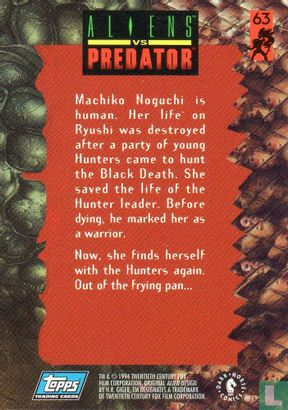 Aliens vs Predator: Machiko Noguchi is Human - Image 2