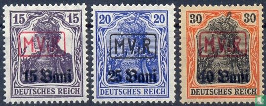 Germania, with overprint "M.V.i.R."