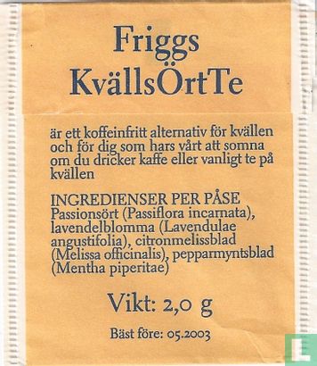 Smaka Friggs KvällsÖrtTe - Image 2
