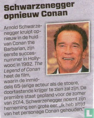Schwarzenegger opnieuw Conan