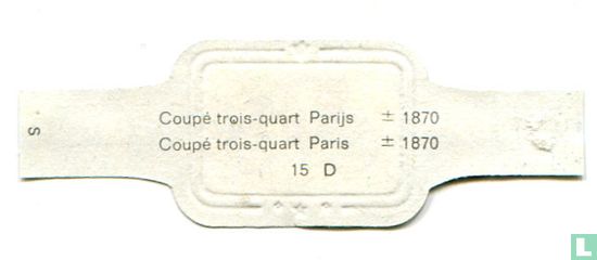 Coupé trois-quart  [Paris]  ± 1870 - Image 2
