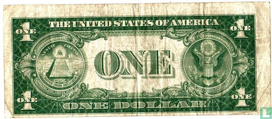 United States $ 1 1935 (yellow seal) - Image 2