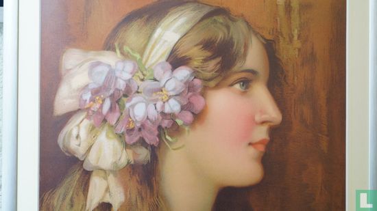 Meisje met bloemen in het haar - Afbeelding 2