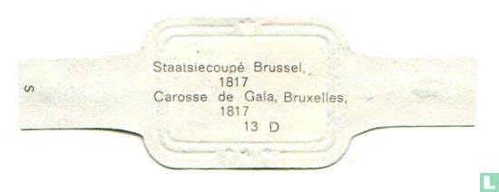 Staatsiecoupé  Brussel  1817 - Afbeelding 2