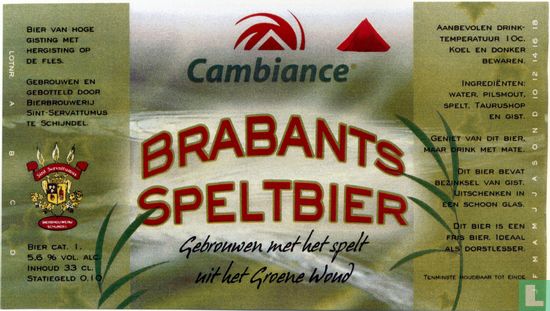 Cambiance Brabants Speltbier