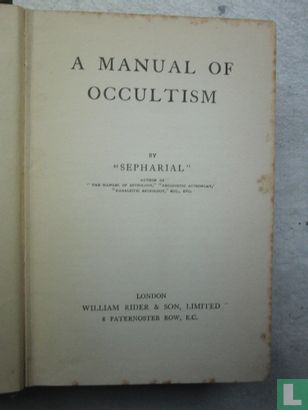 A manual of occultism - Afbeelding 2