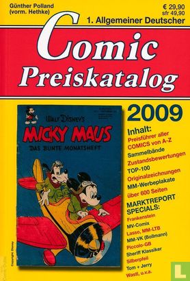 Comic Preiskatalog 2009 - Afbeelding 1