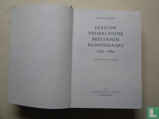 Lexicon Nederlandse beeldende kunstenaars 1750 -1880 - Bild 3
