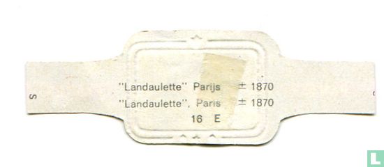”Landaulette”  [Paris]  ± 1870 - Image 2