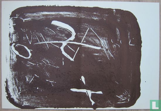 Antoni Tapies - Monotype, 1974