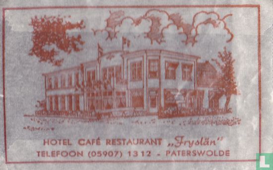Hotel Café Restaurant "Fryslän" - Image 1