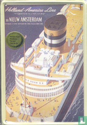 Nostalgisch reklamebord Holland-America-Line - Image 1