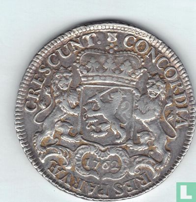 Utrecht zilveren dukaat 1762 (zilveren rijder) - Afbeelding 1