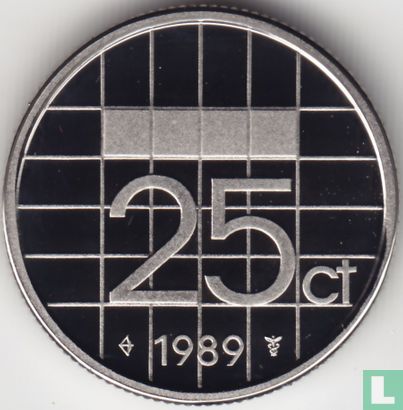 Niederlande 25 Cent 1989 (PP) - Bild 1