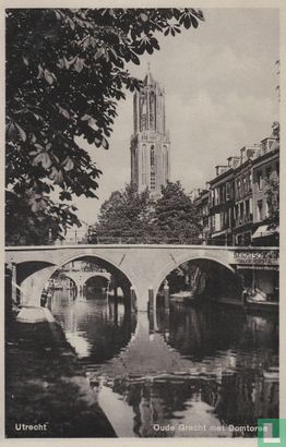 Utrecht, Oudegracht met Domtoren - Afbeelding 1