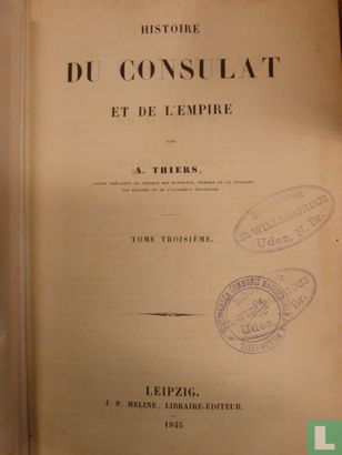 Histoire du consulat et de l'empire 3 - Afbeelding 1