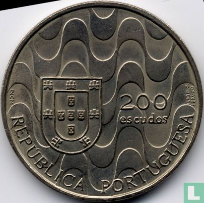 Portugal 200 escudos 1992 (cuivre-nickel) "Portugal's Presidency of the European Community" - Image 2