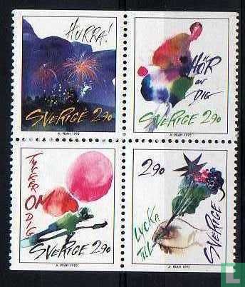 Salutation de timbres