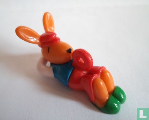 Easter Bunny lying on his back - Image 1