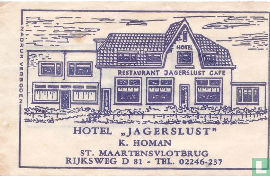 Hotel "Jagerslust"  - Afbeelding 1
