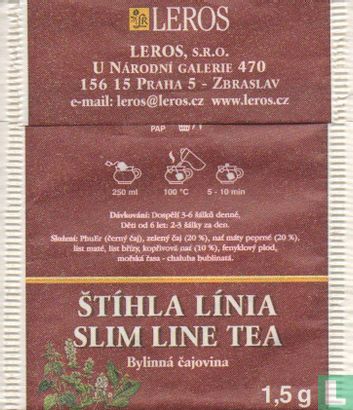 Stíhlá Linie Slim Line Tea  - Afbeelding 2