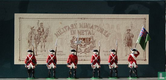 L'infanterie britannique marchant la révolution américaine - Image 3