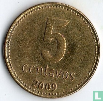 Argentine 5 centavos 2009 - Image 1