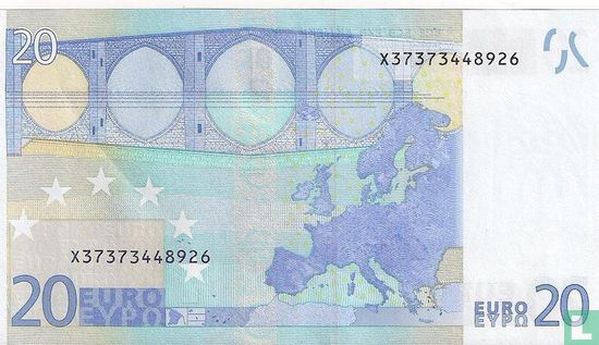 Eurozone 20 Euro X-E-Dr - Afbeelding 2