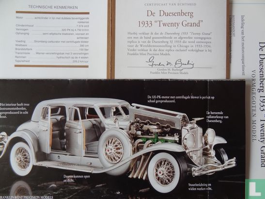Duesenberg 1933 Twenty Grand - Image 2